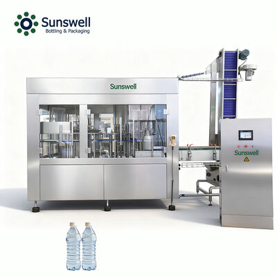 Automatic Water Bottling Line PET Bottle 3 in 1 Filling Machine