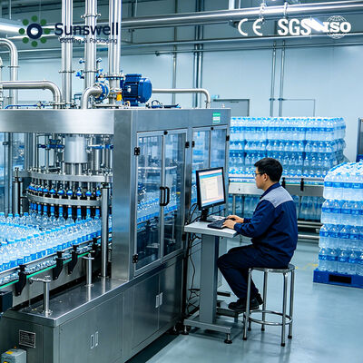 Water Bottling Machine Automatic Bottle Filling Equipment Beverage Production Line