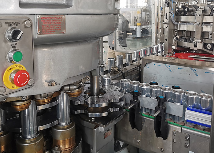Beverage Aluminum Can Filling Sealing Machine For Juice Beer Carbonated Water