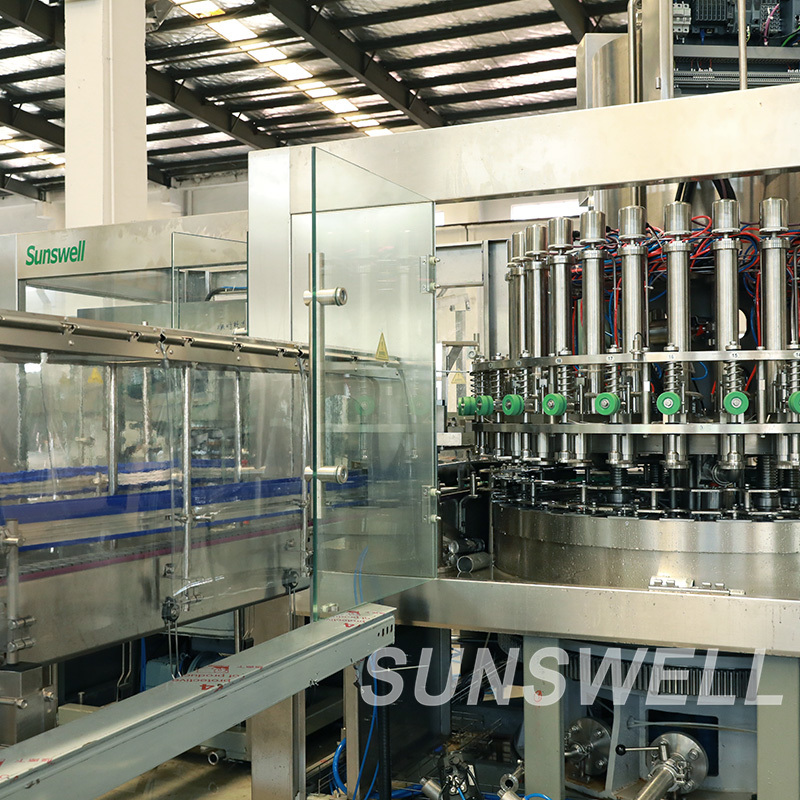 High Speed 18000CPH 200ml Soda Can Filling Canning Line