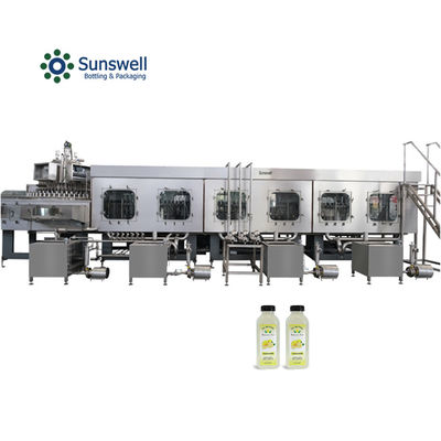 เครื่องเติมน้ําผลไม้ความเร็วสูง เครื่องทําความสะอาดล้างน้ํา ผงผลไม้ ผงน้ําหนัก ผงกระป๋อง ผงมุม monoblock