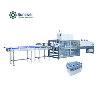 น้ําผึ้ง กระป๋อง PET การหดตัวทางความร้อน อุปกรณ์บรรจุหดตัวทางความร้อน เครื่องบรรจุเครื่องบรรจุน้ําดื่มที่มีก๊าซอาร์บอน